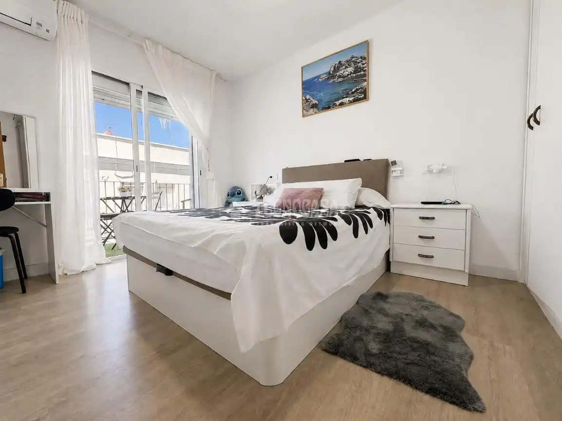 Bedroom of Flat for sale in Madrid  with Heating and Terrace