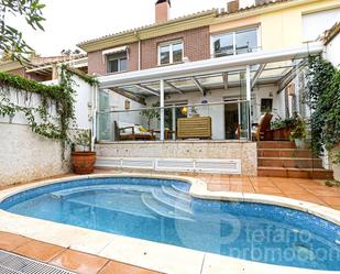 Swimming pool of Single-family semi-detached for sale in Málaga Capital  with Air Conditioner, Heating and Private garden