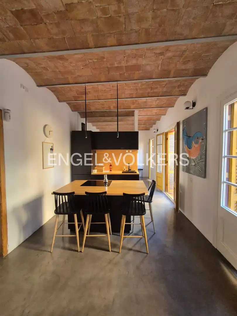 Küche von Wohnung zum Verkauf in  Barcelona Capital mit Heizung und Balkon