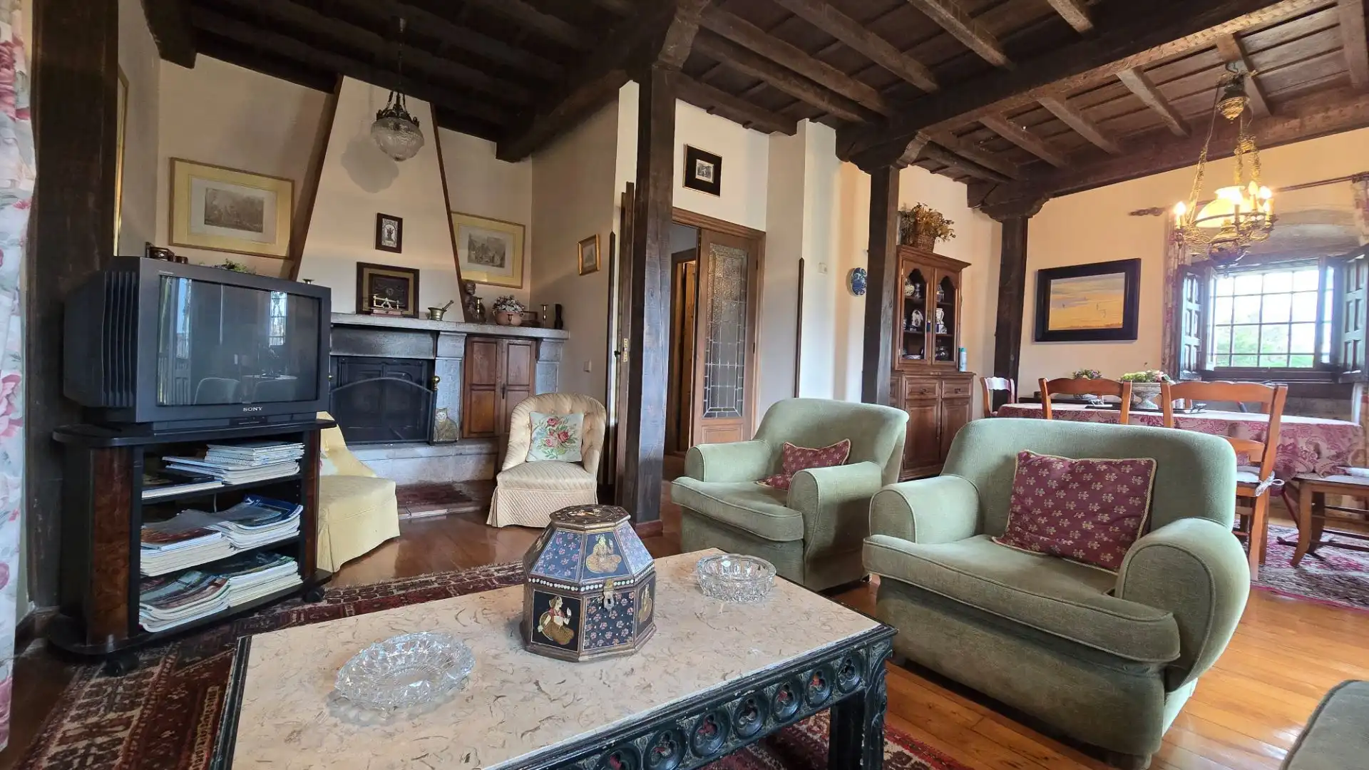 Living room of Houses for sale in Llanes  with Heating, Private garden and Terrace