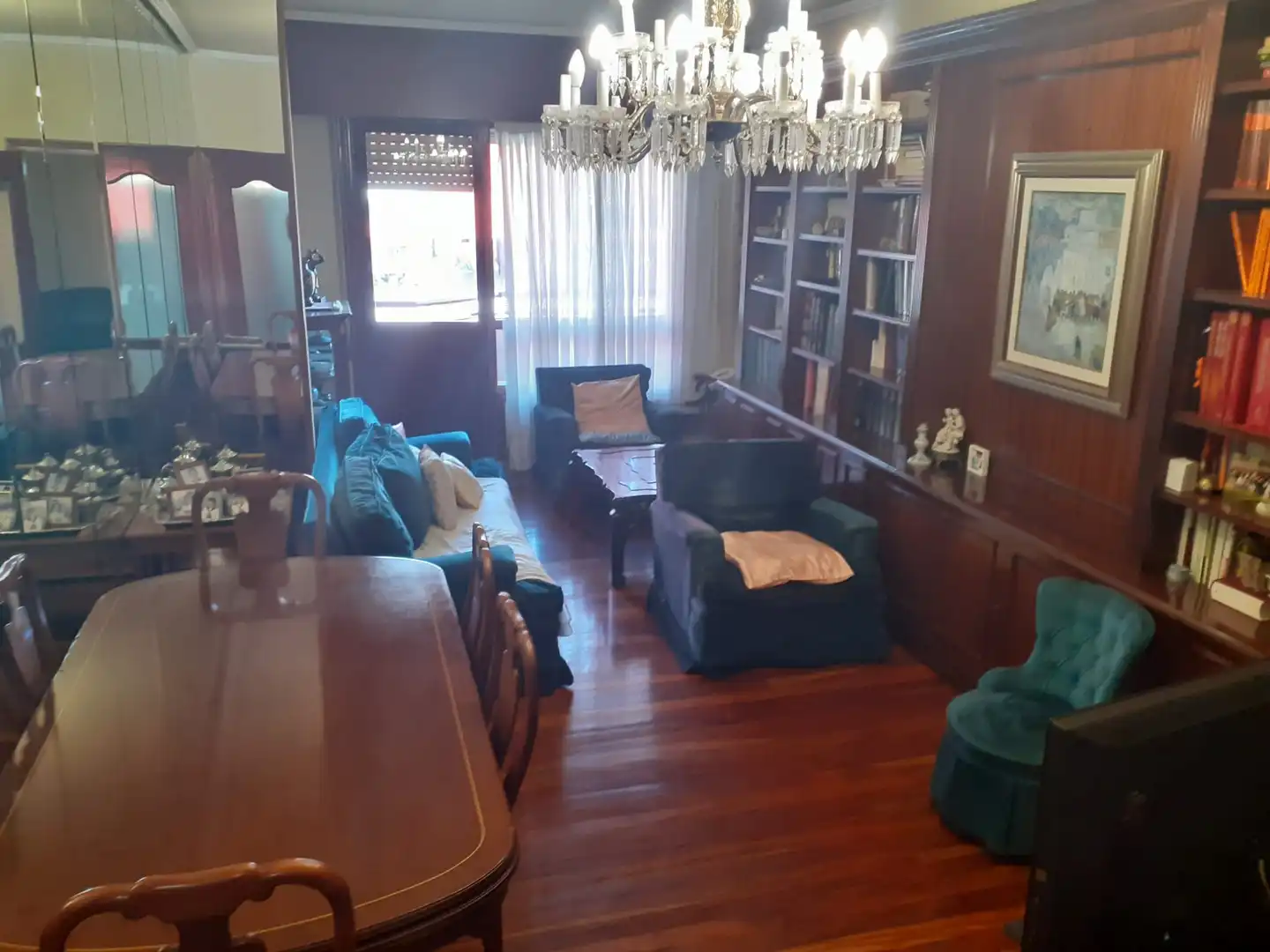 Sala d'estar de Pis en venda en Bilbao  amb Calefacció, Terrassa i Traster