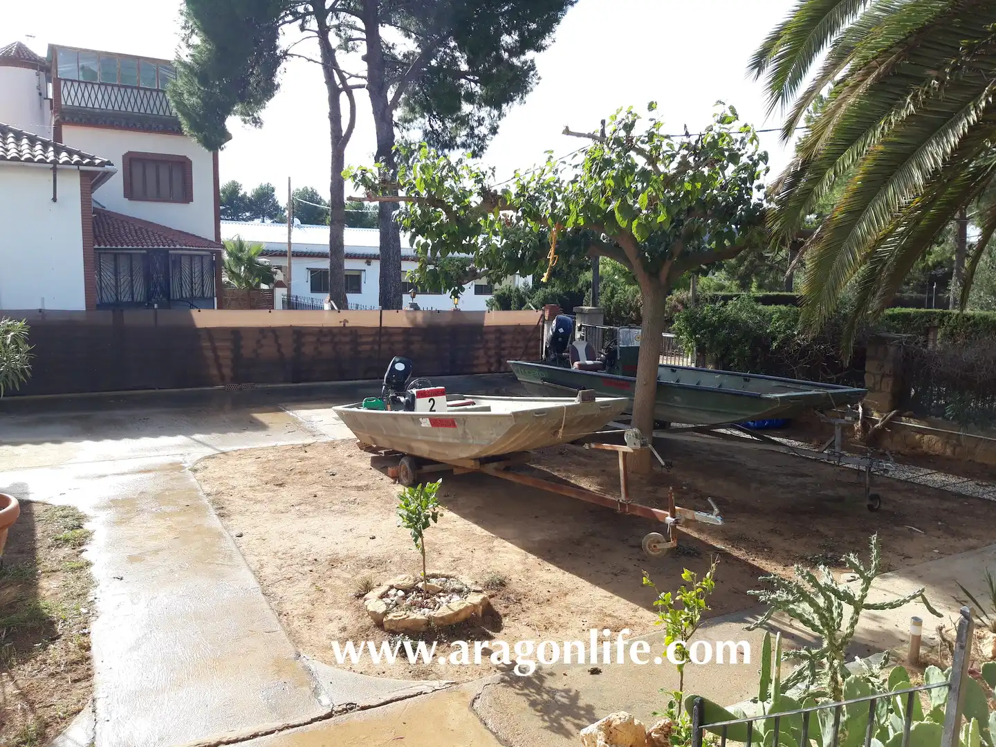 Jardí de Casa o xalet en venda en Caspe amb Aire condicionat, Calefacció i Jardí privat