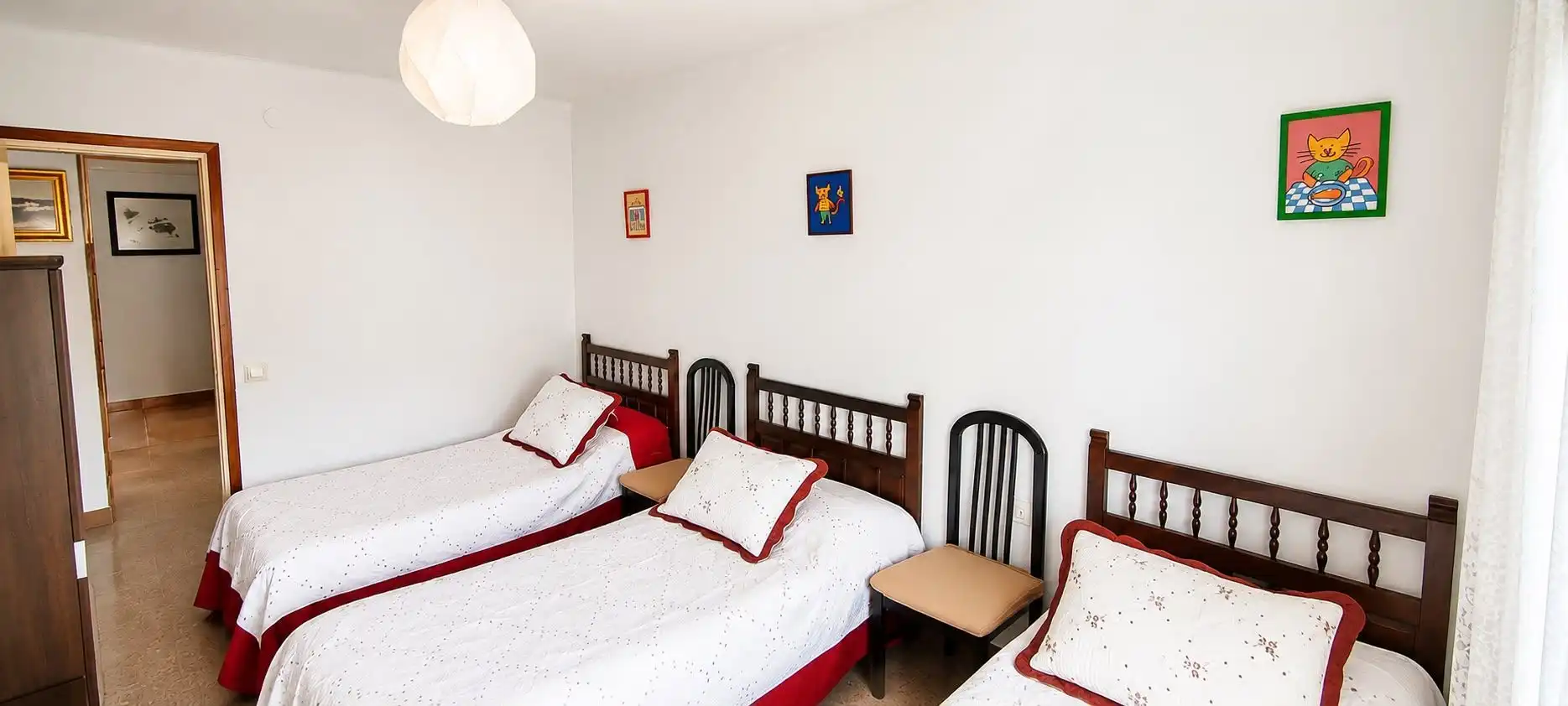 Bedroom of Flat for sale in Blanes  with Heating, Terrace and Furnished