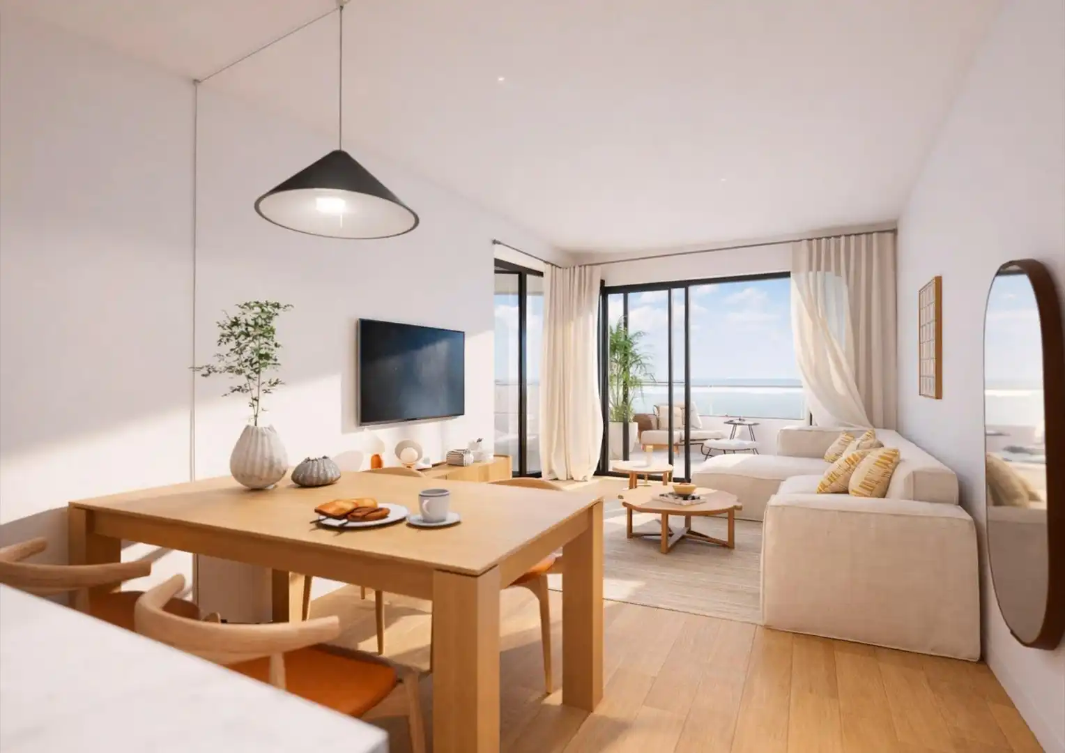 Sala de estar de Ático en venta en La Línea de la Concepción con Aire acondicionado, Terraza y Trastero