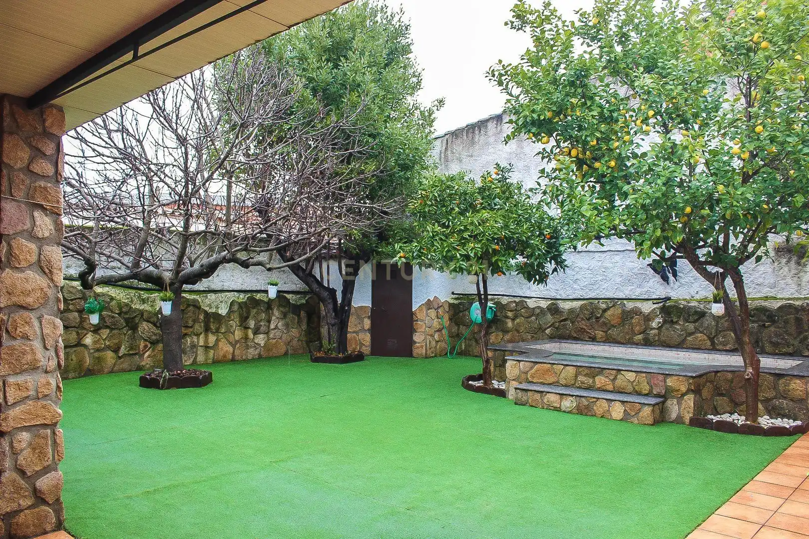 Jardí de Casa o xalet en venda en Casas de Don Pedro amb Traster i Piscina