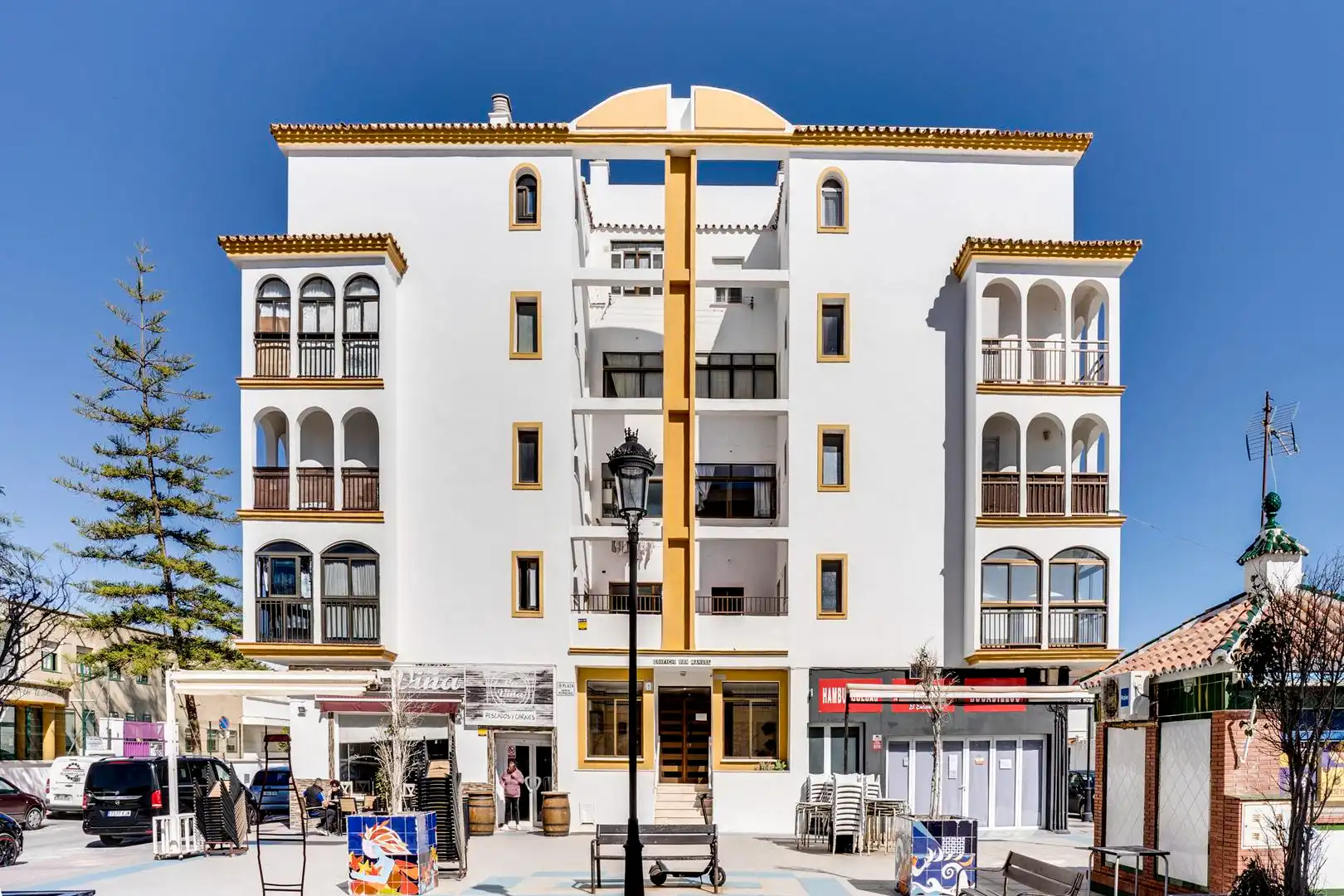 Vista exterior de Apartamento en venta en Manilva con Terraza