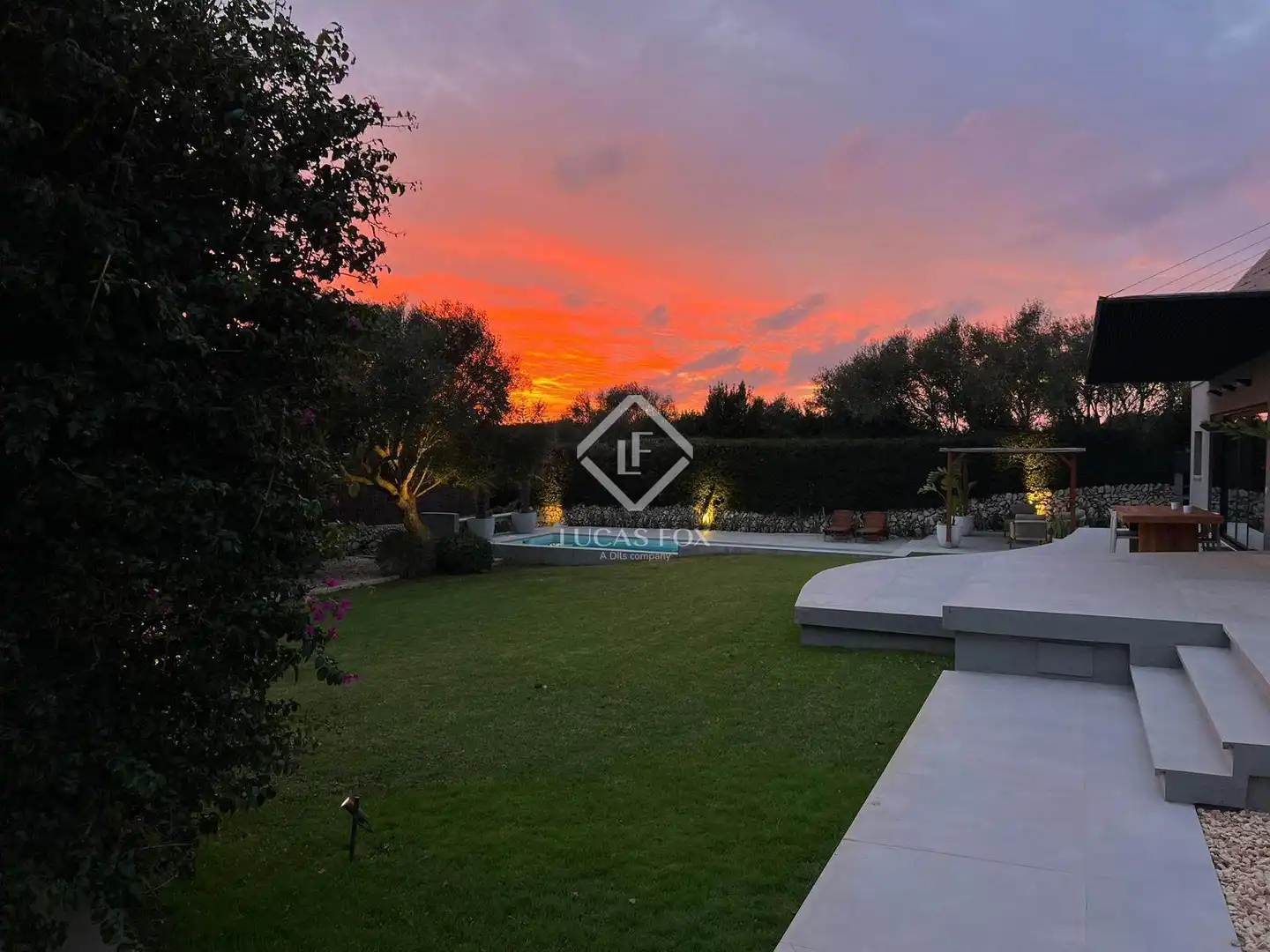 Garden of Houses for sale in Sant Lluís  with Air Conditioner, Heating and Private garden