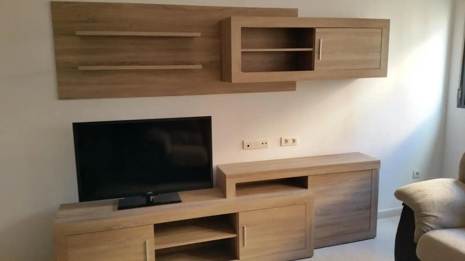 Living room of Flat for rent in Almansa  with Heating and Furnished