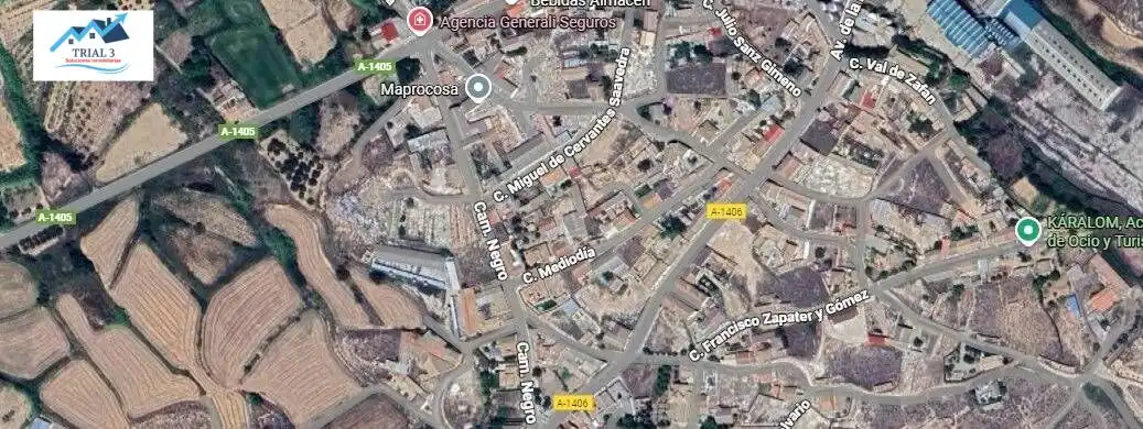 Exterior view of Garage for sale in La Puebla de Híjar