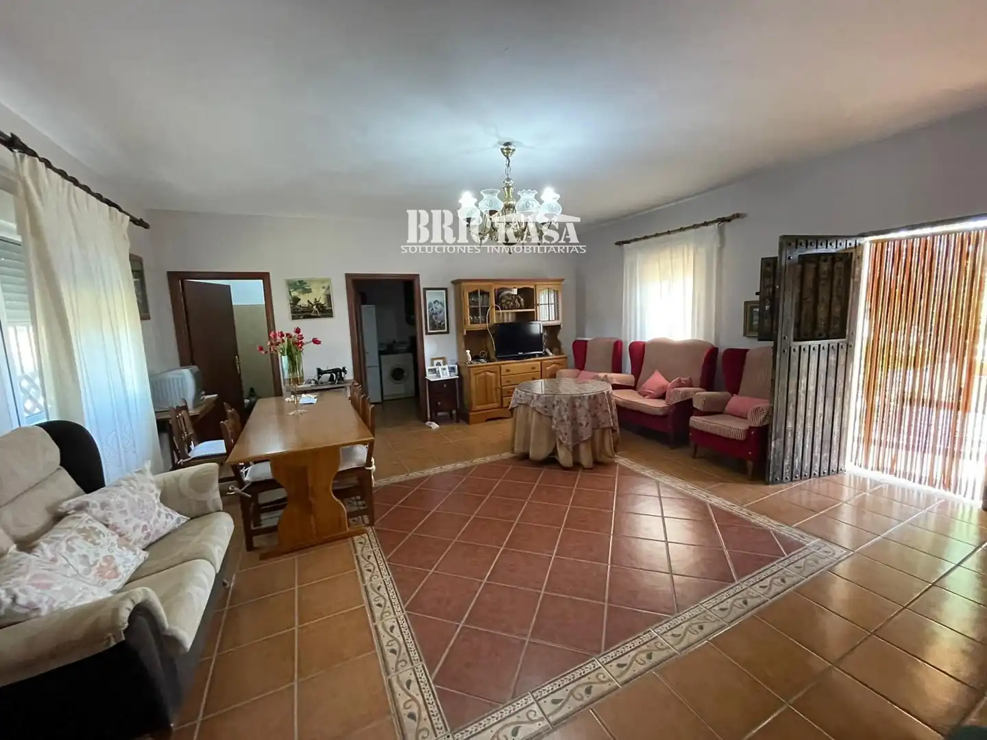Sala de estar de Casa o chalet en venta en Arroyo de la Luz con Terraza, Trastero y Piscina