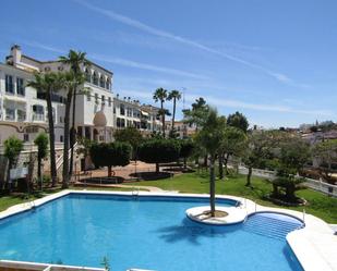 Swimming pool of Single-family semi-detached for sale in Mijas  with Air Conditioner, Terrace and Swimming Pool