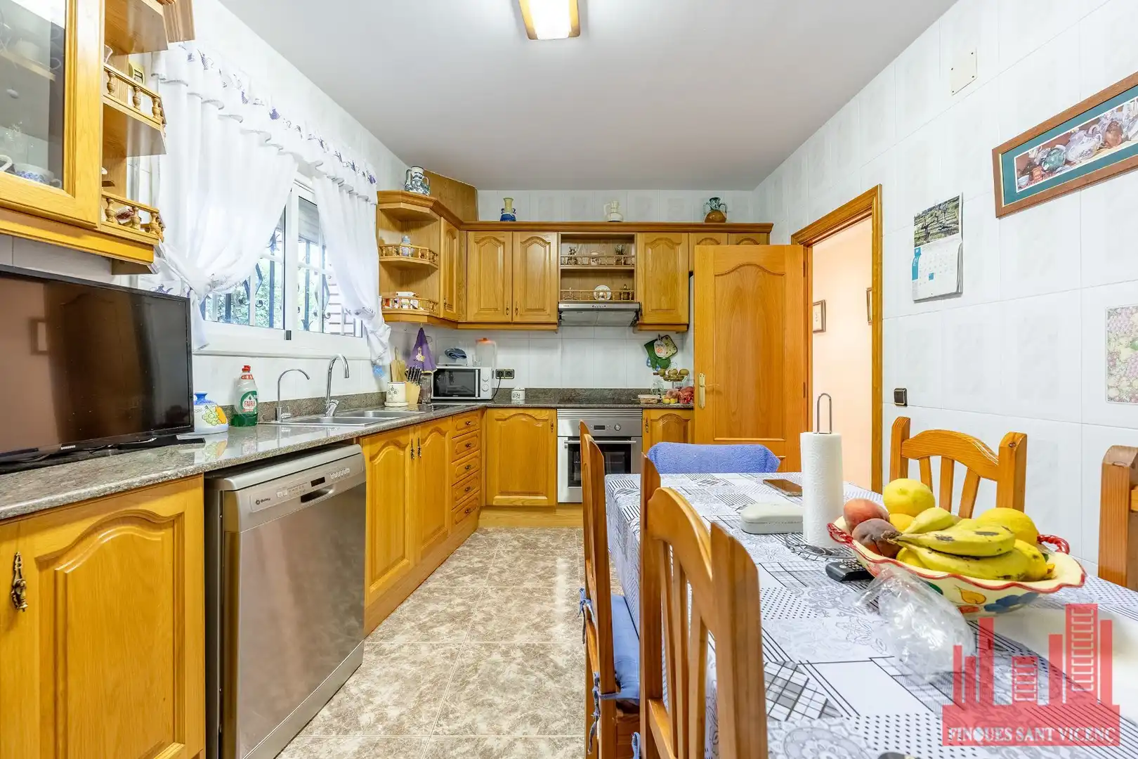 Cocina de Casa o chalet en venta en Sant Vicenç Dels Horts con Aire acondicionado, Calefacción y Terraza