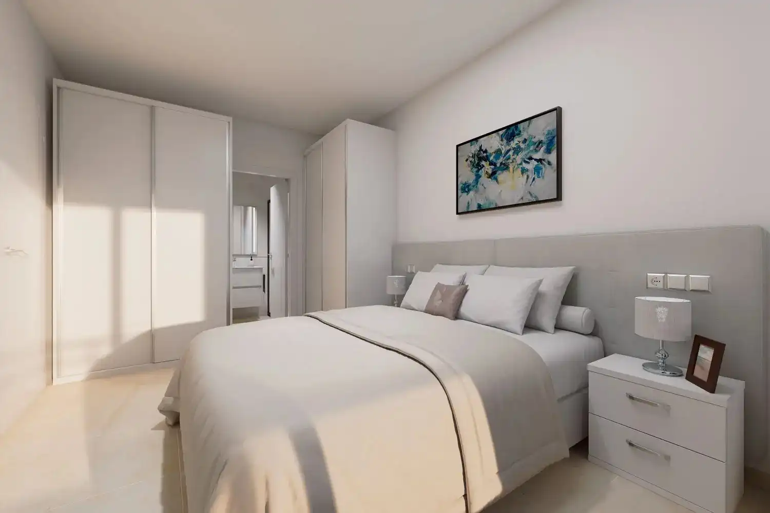 Schlafzimmer von Wohnungen zum Verkauf in Cabanes mit Heizung, Privatgarten und Schwimmbad