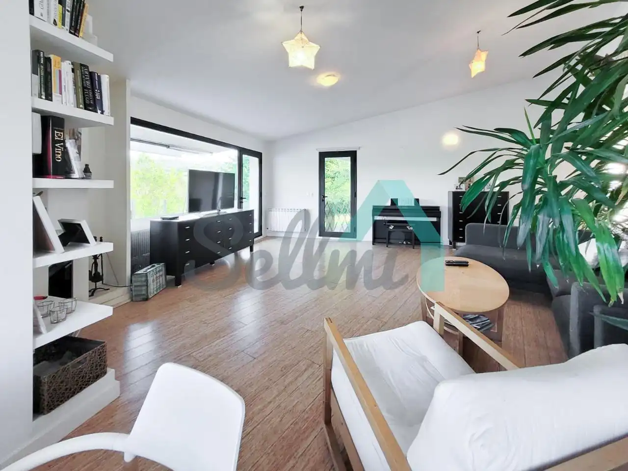 Living room of Houses for rent in Siero  with Heating, Parquet flooring and Terrace