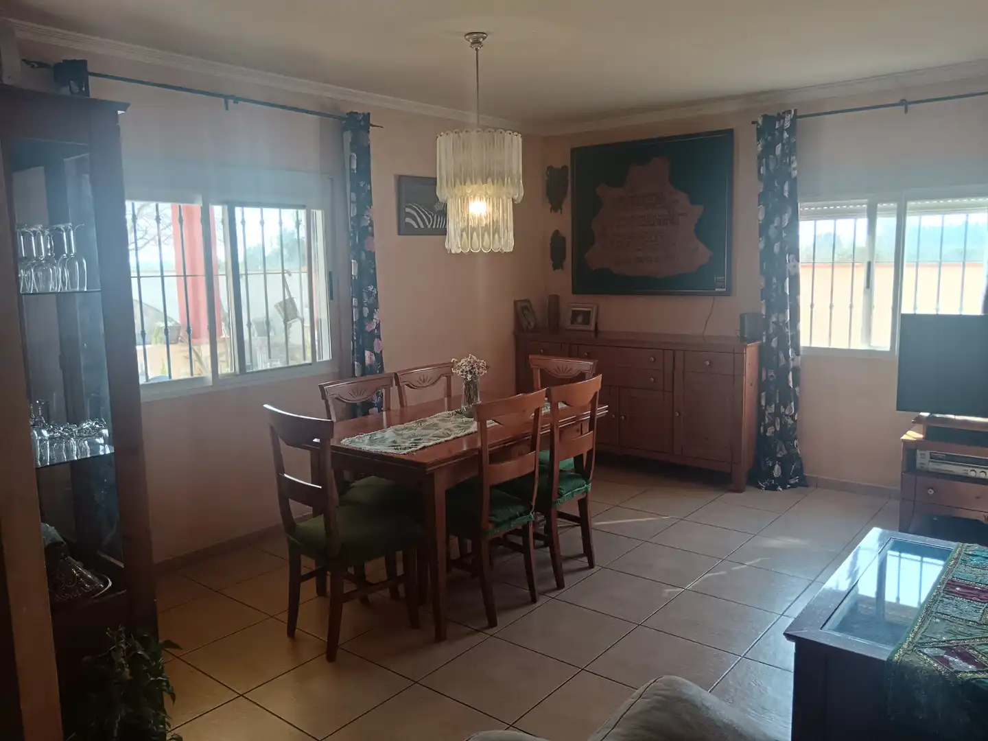 Dining room of Houses for sale in Castellón de la Plana / Castelló de la Plana  with Air Conditioner, Heating and Private garden