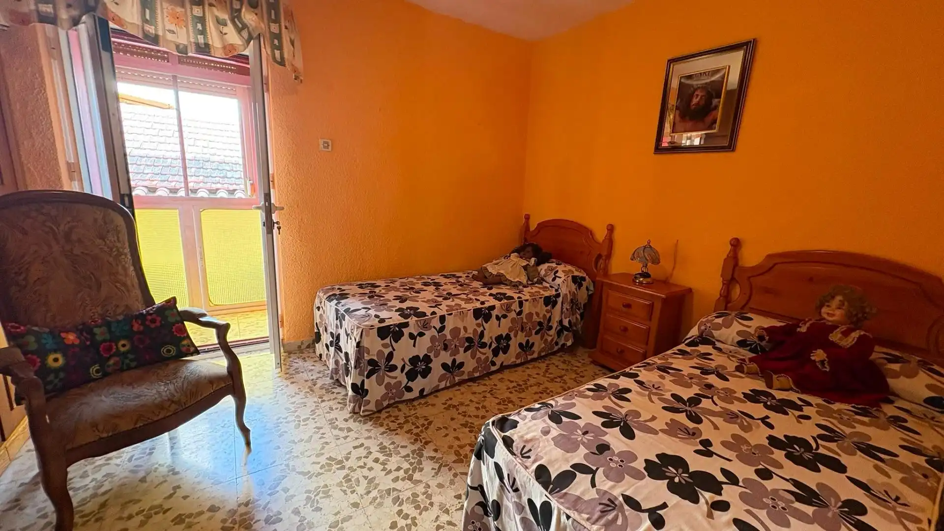 Dormitori de Casa adosada en venda en Málaga amb Aire condicionat, Terrassa i Balcó