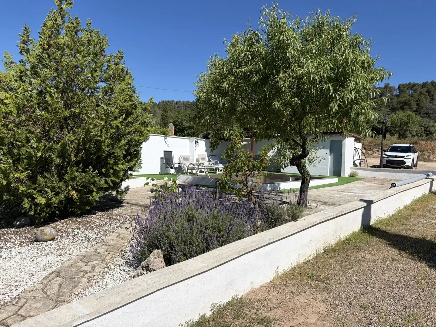Jardí de Finca rústica en venda en Ascó amb Aire condicionat, Calefacció i Piscina