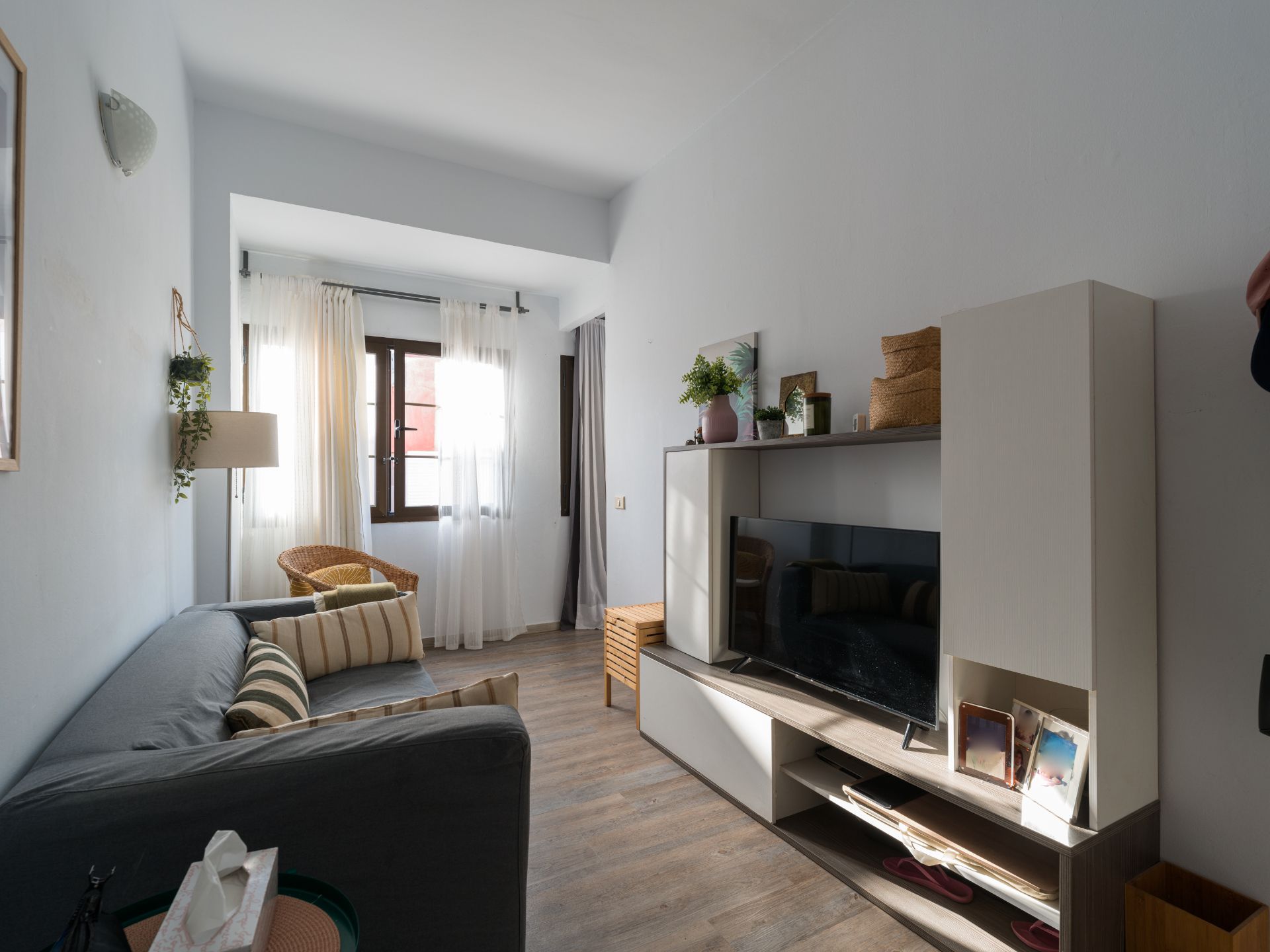 Sala de estar de Apartamento en venta en Las Palmas de Gran Canaria con Amueblado