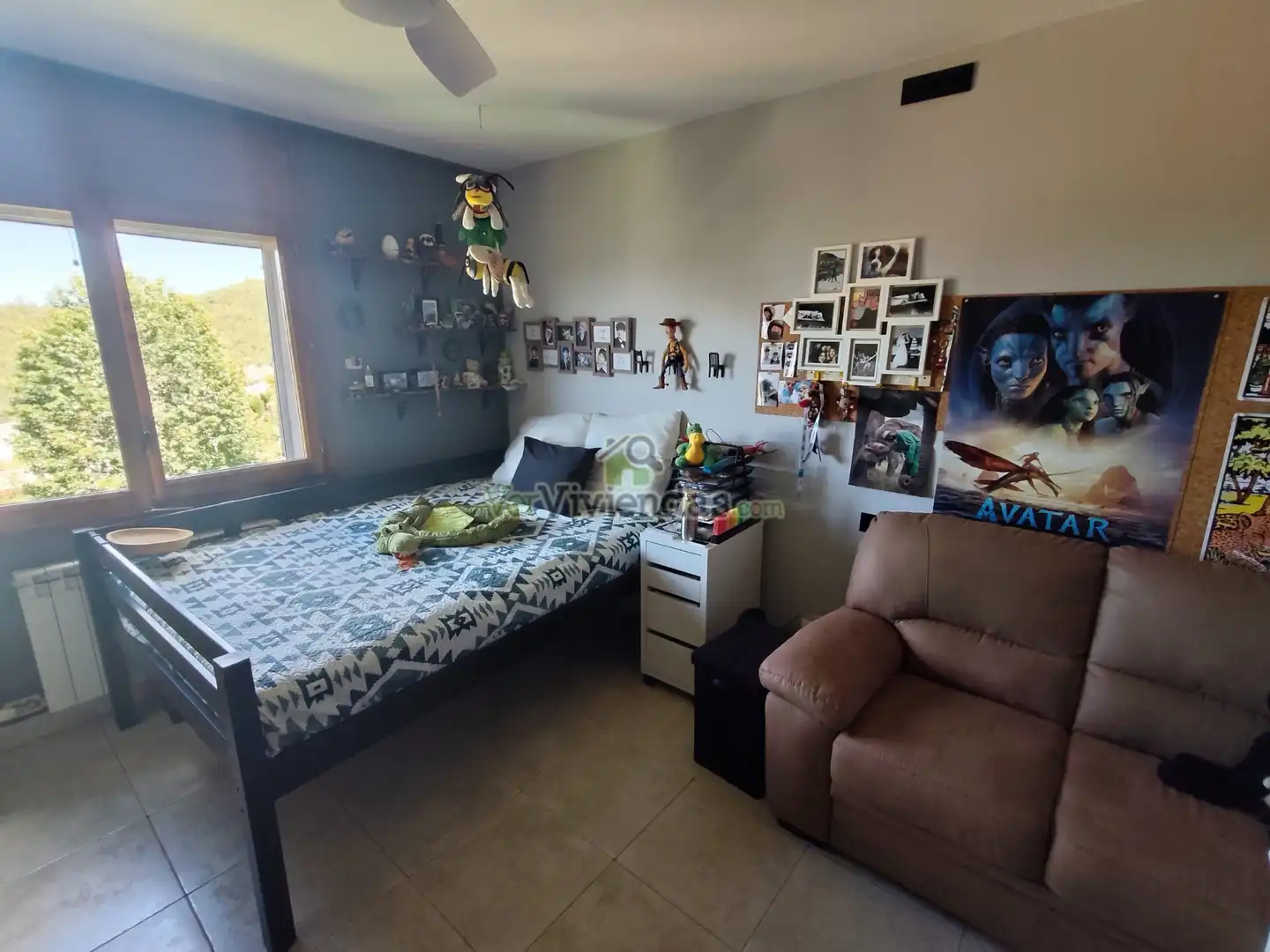 Dormitori de Casa o xalet en venda en Vallirana amb Calefacció, Jardí privat i Terrassa