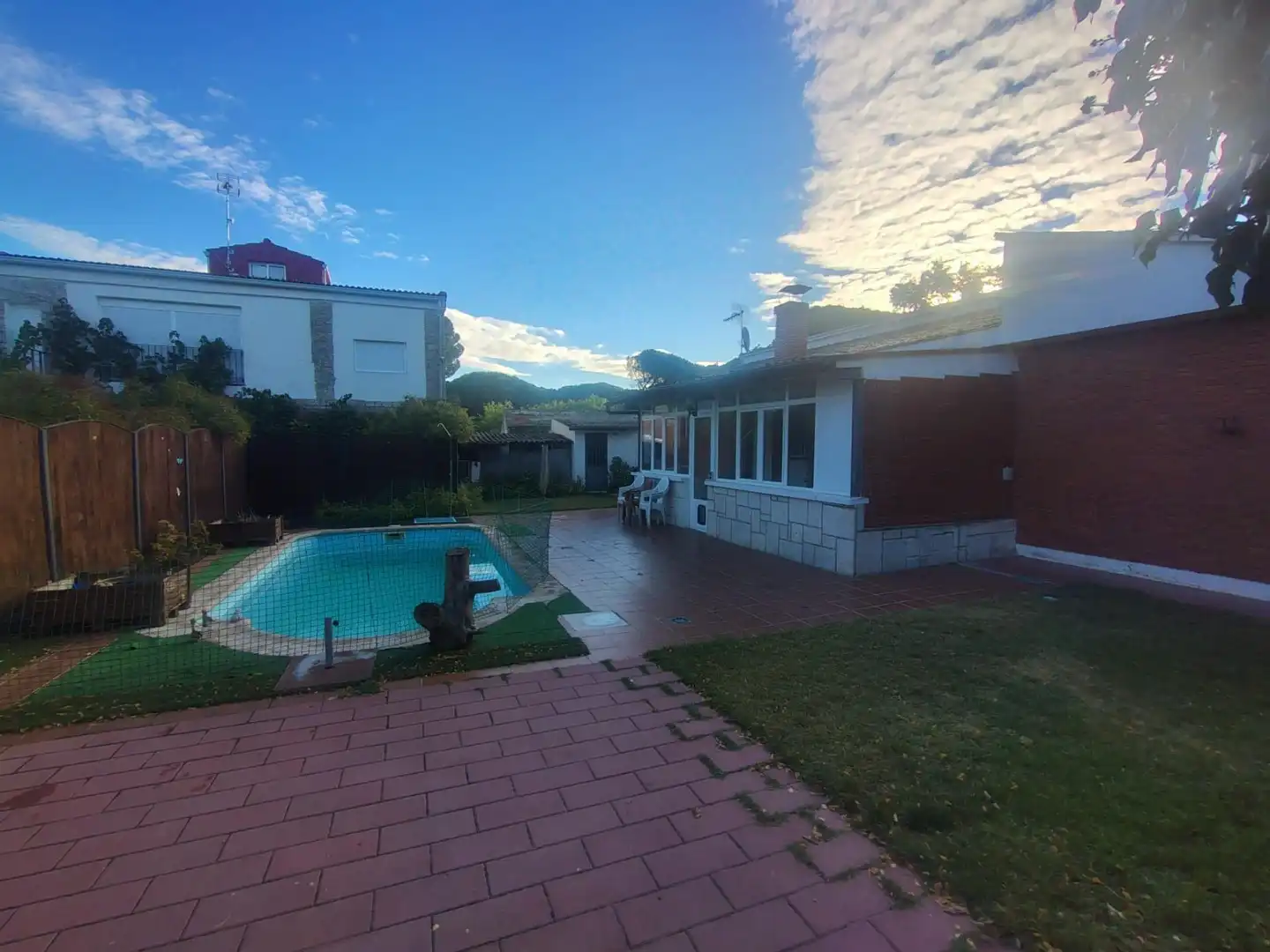 Garten von Haus oder Chalet zur Miete in Viana de Cega mit Klimaanlage, Heizung und Privatgarten