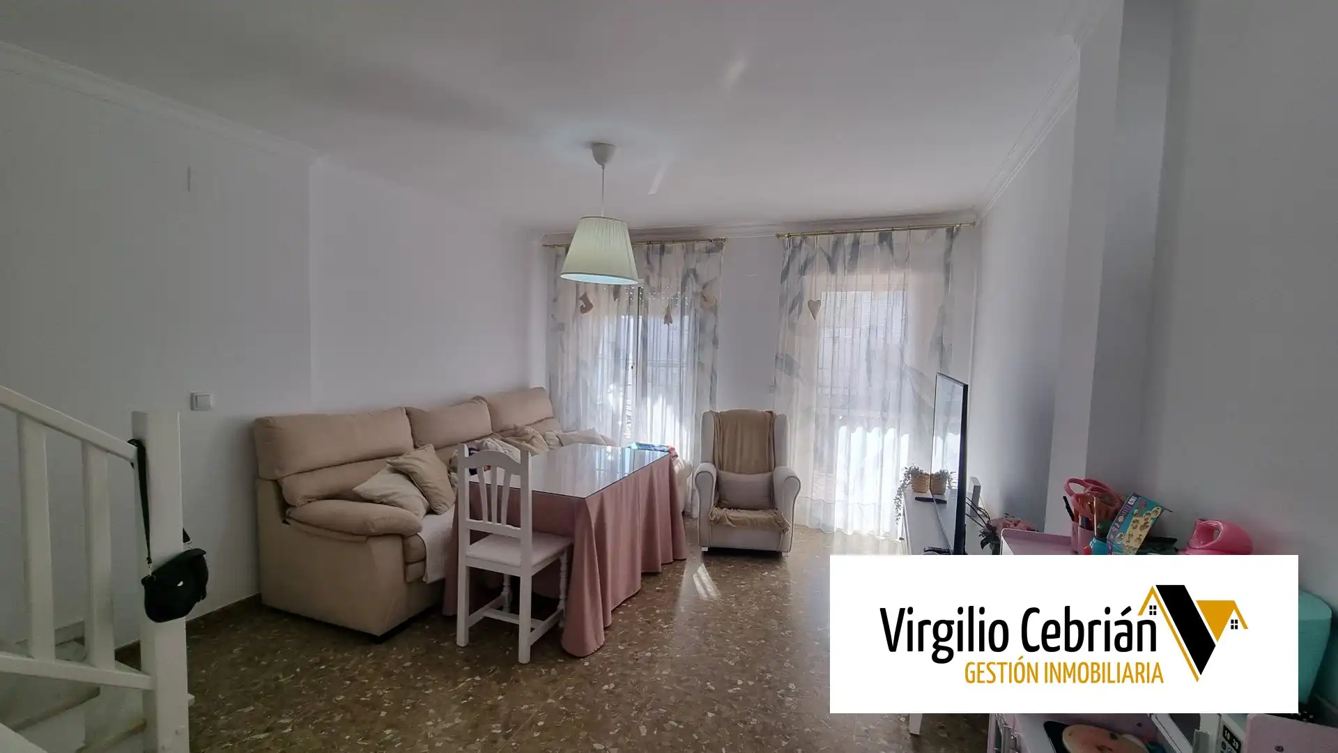 Sala de estar de Dúplex en venta en Chipiona con Aire acondicionado, Terraza y Trastero