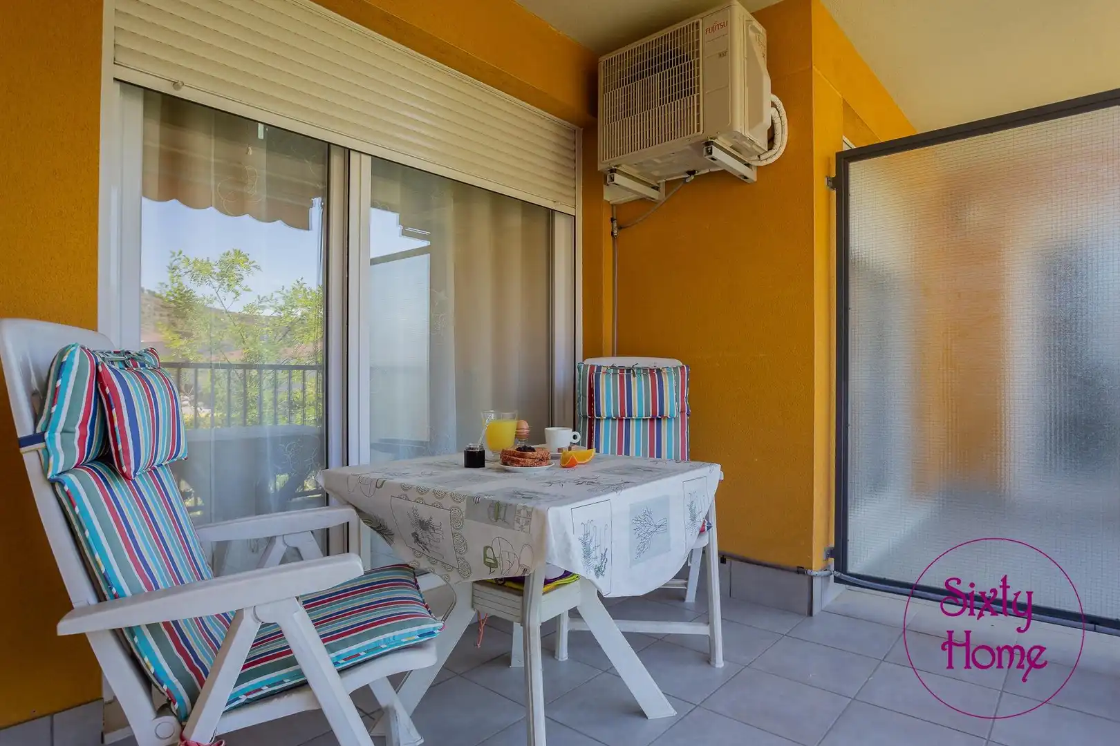 Balcony of Flat for sale in Andorra (Teruel)  with Heating, Parquet flooring and Terrace