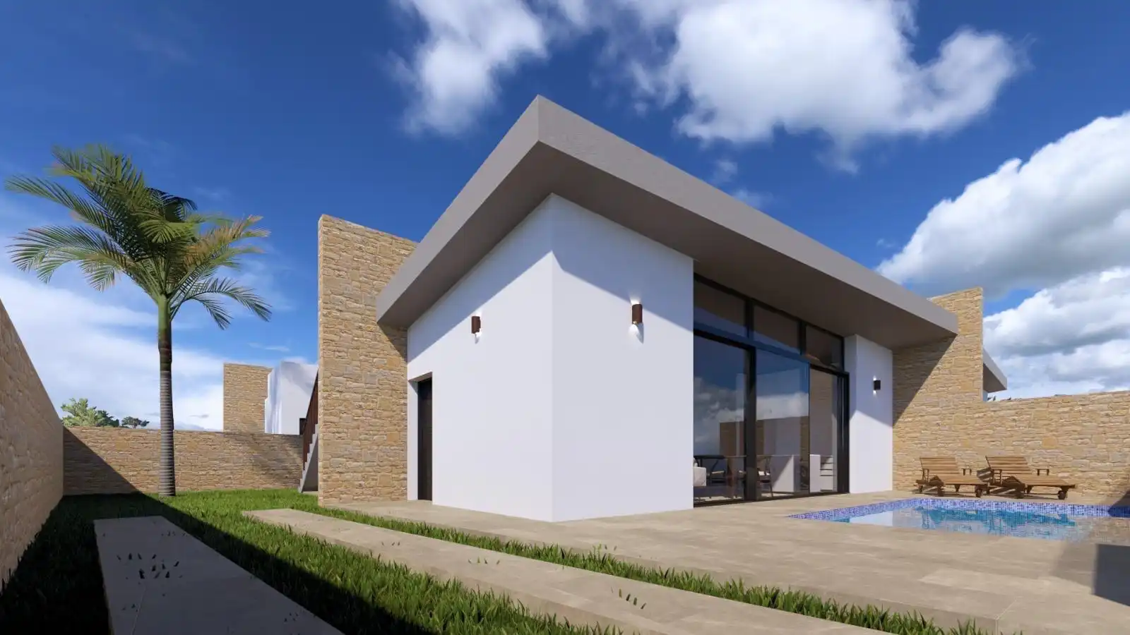 Doppelhaushälfte mit Pool zum Verkauf in Calle Calle 3, sector Los Cachimanes, Roldán, Torre Pac, imagen 3