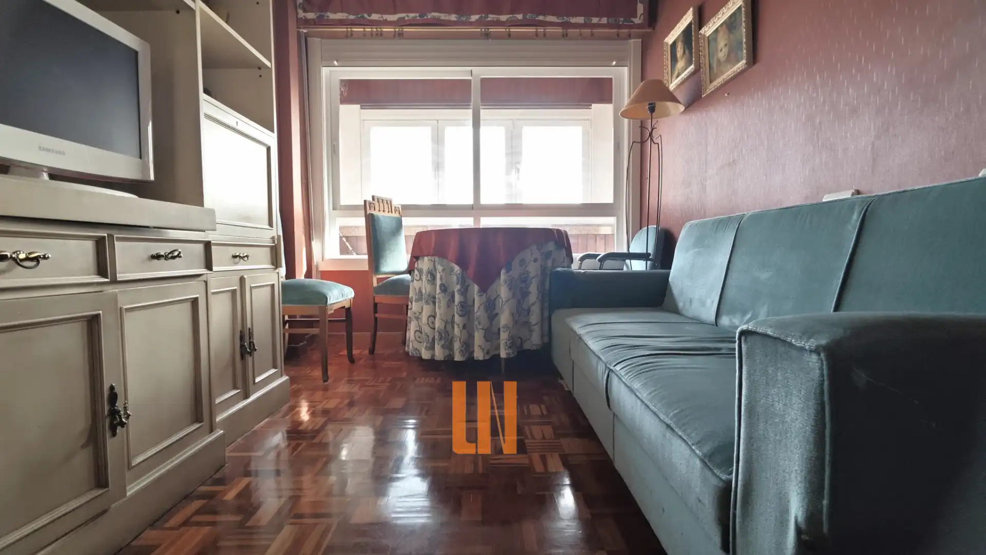 Living room of Flat for sale in A Coruña Capital   with Heating, Balcony and Internet