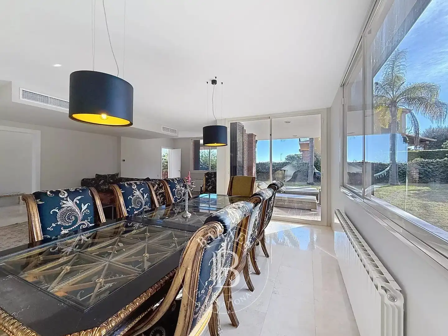 Dining room of Houses for sale in Sant Andreu de Llavaneres  with Air Conditioner, Heating and Private garden