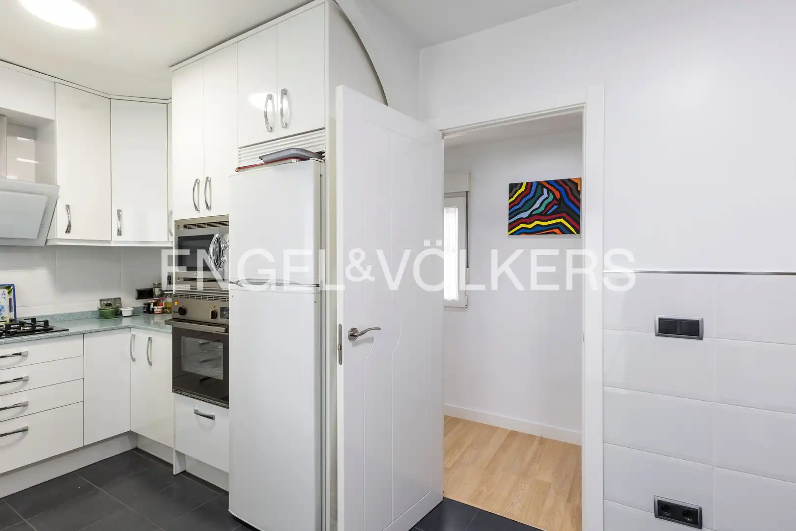 Küche von Wohnung zum Verkauf in Madrid mit Klimaanlage, Heizung und Terrasse