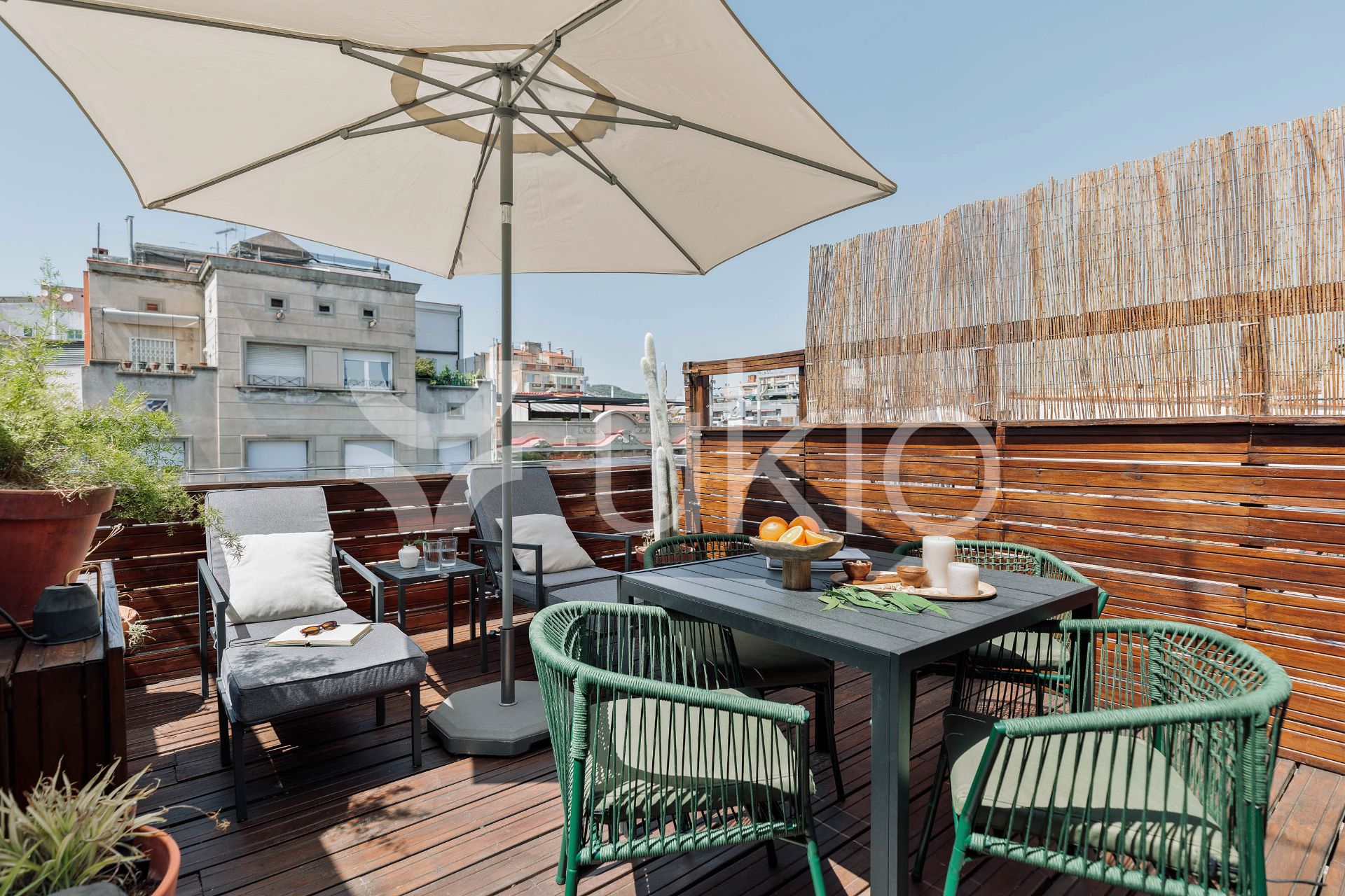 Terrace of Apartment for sale in  Barcelona Capital  with Air Conditioner, Heating and Terrace
