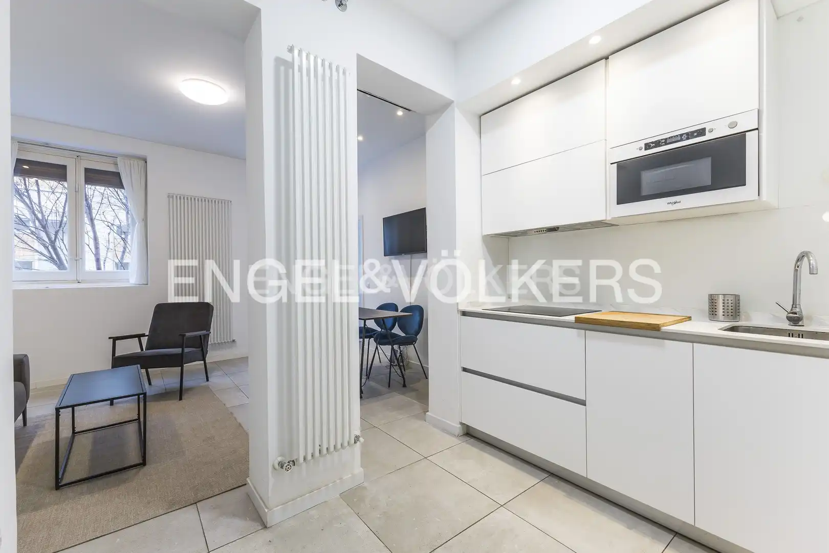 Kitchen of Flat for rent in Madrid  with Air Conditioner, Heating and Furnished