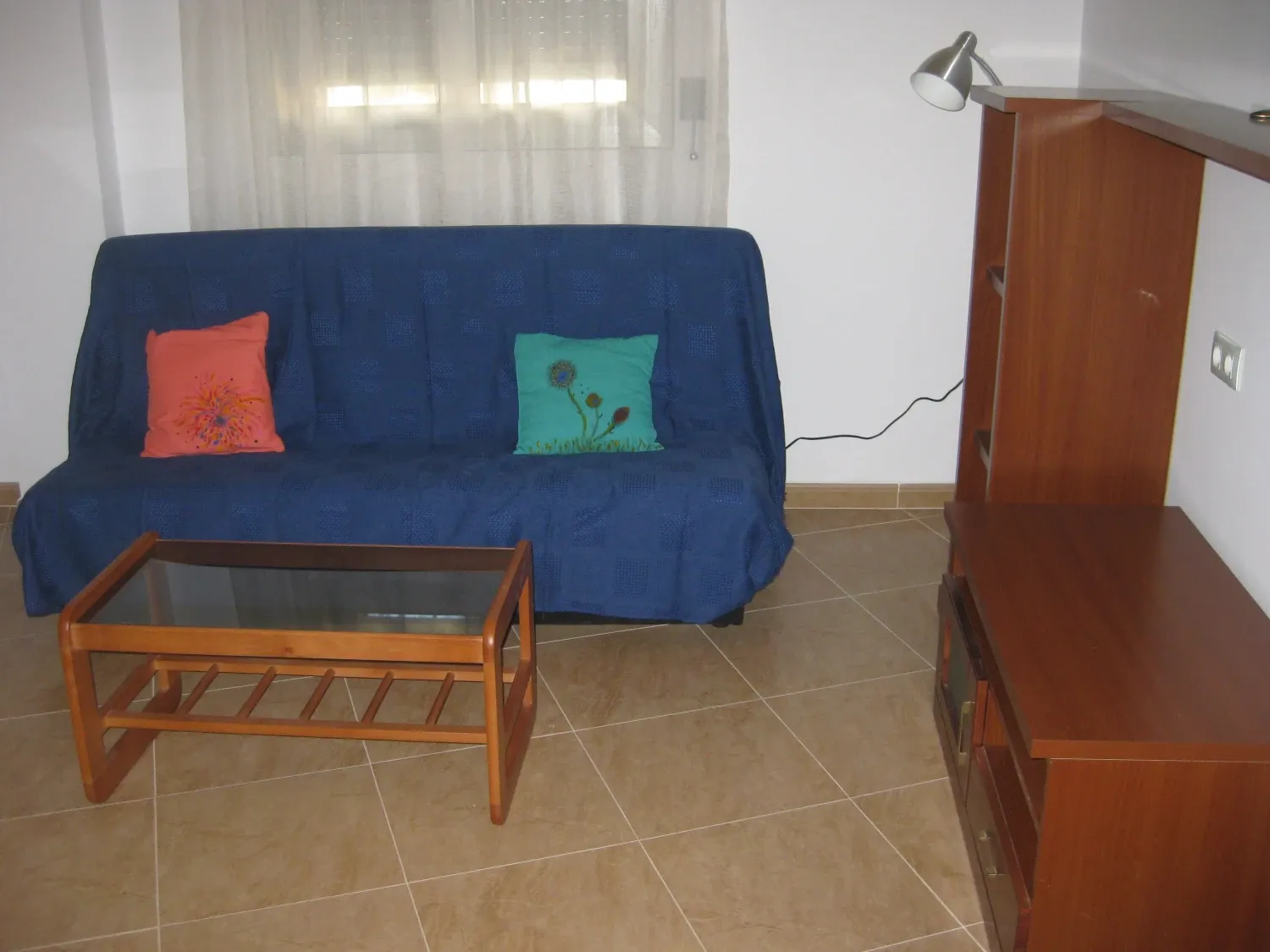 Sala d'estar de Apartament de lloguer en  Murcia Capital amb Moblat