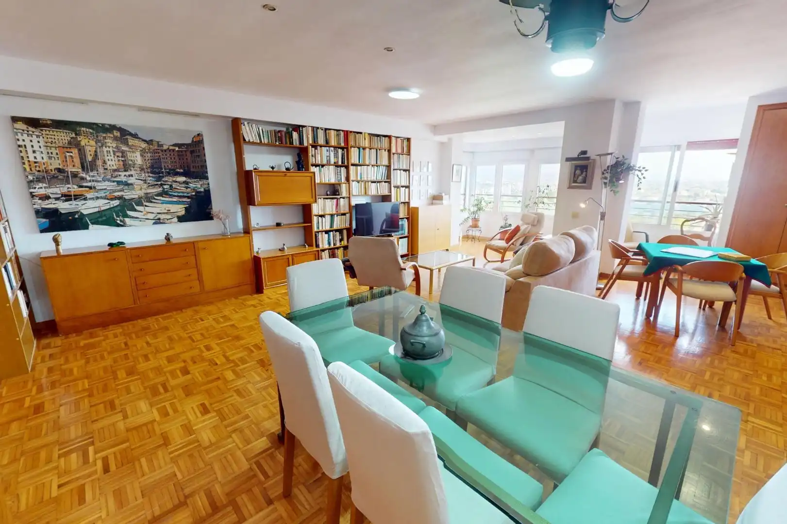 Sala de estar de Piso de alquiler en Valencia con Aire acondicionado, Parquet y Amueblado