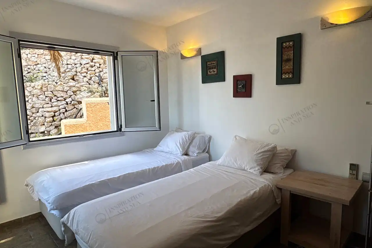 Dormitori de Casa o xalet de lloguer en Santa Eulària des Riu amb Aire condicionat, Jardí privat i Terrassa