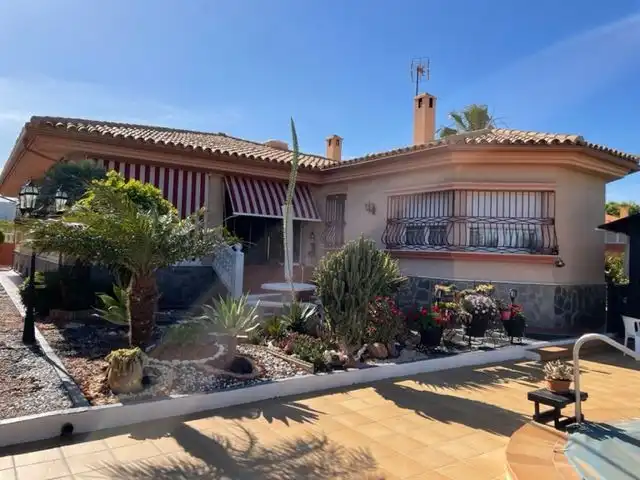 Exterior view of Houses for sale in Almería  with Air Conditioner, Heating and Private garden