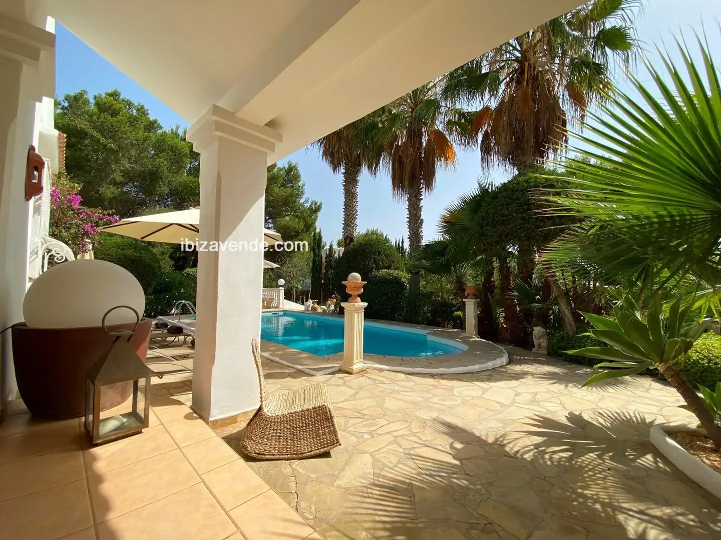 Jardí de Casa o xalet de lloguer en Sant Josep de sa Talaia amb Aire condicionat, Calefacció i Jardí privat