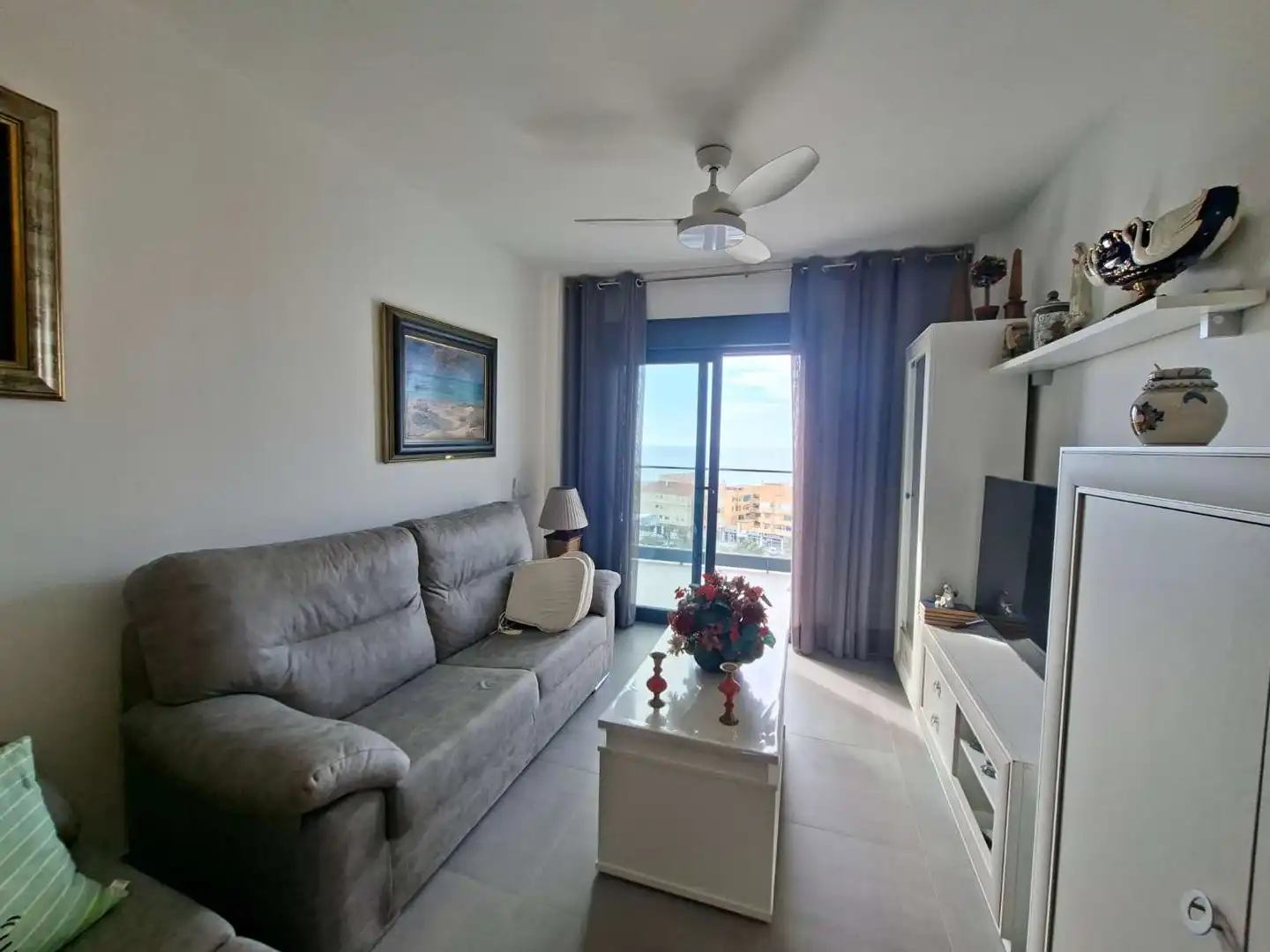 Living room of Flat for rent in Algarrobo Costa
