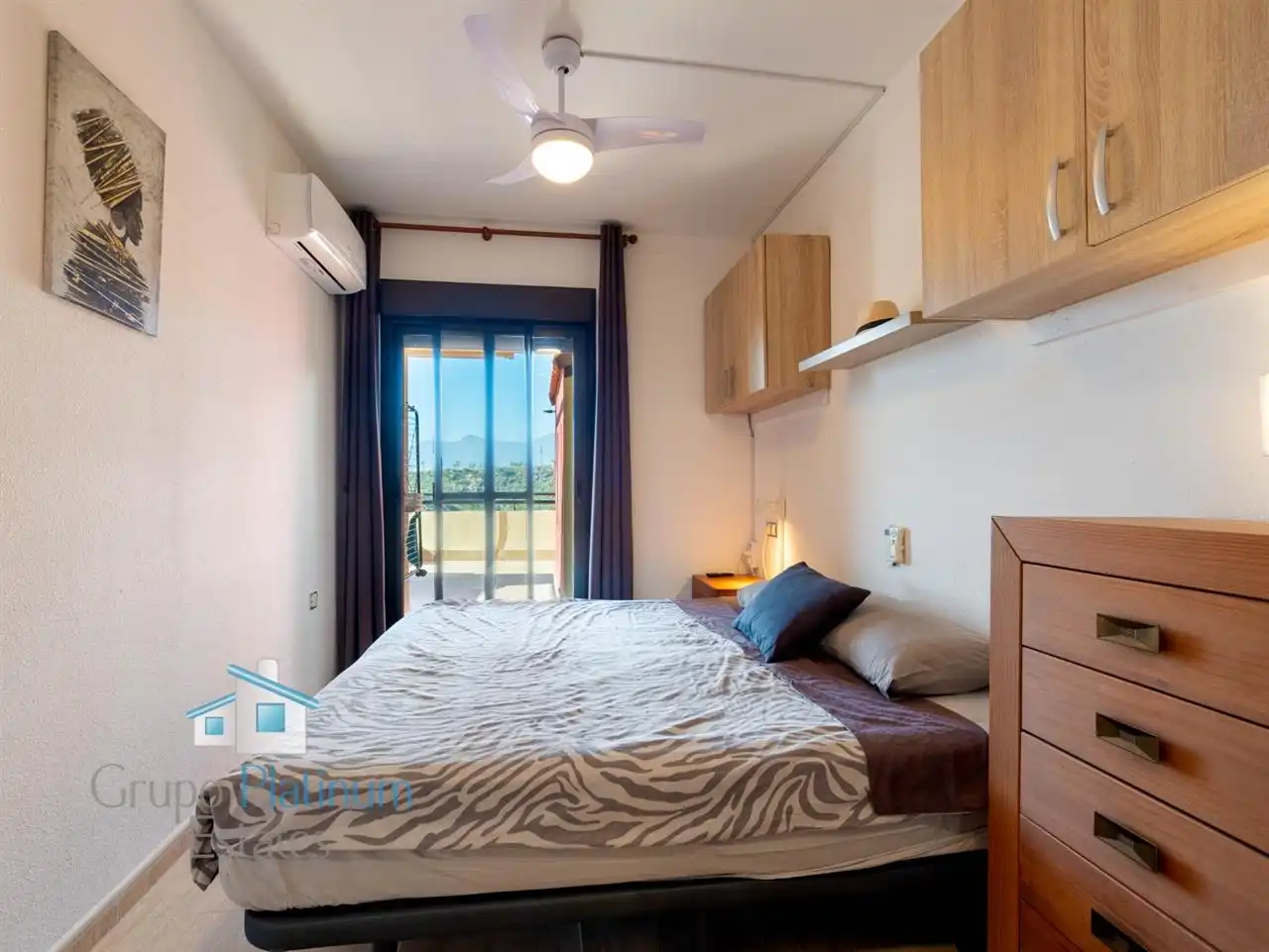 Dormitori de Apartament en venda en Pulpí amb Aire condicionat, Terrassa i Piscina