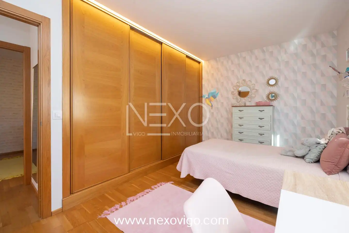 Bedroom of Houses for sale in Vigo   with Heating, Private garden and Terrace