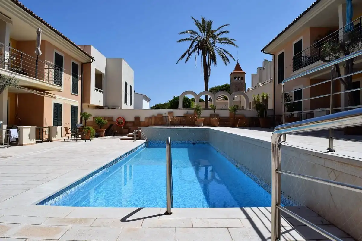 Swimming pool of Flat for rent in Artà  with Air Conditioner, Storage room and Furnished