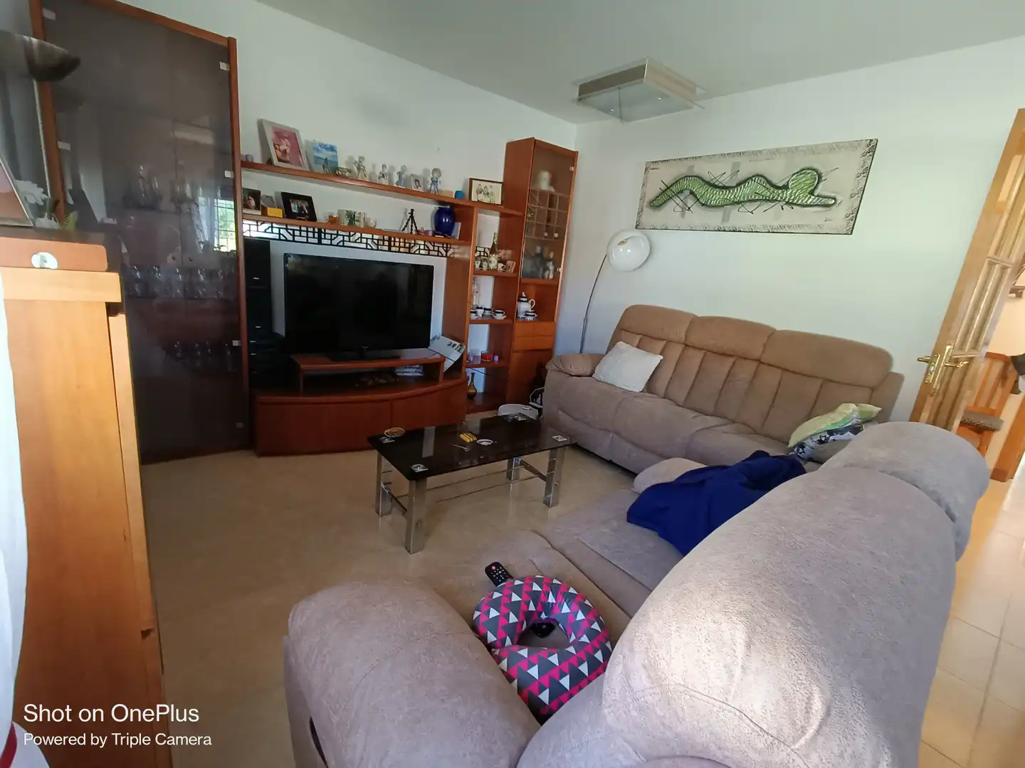 Sala de estar de Casa o chalet en venta en Burguillos de Toledo con Calefacción, Jardín privado y Amueblado