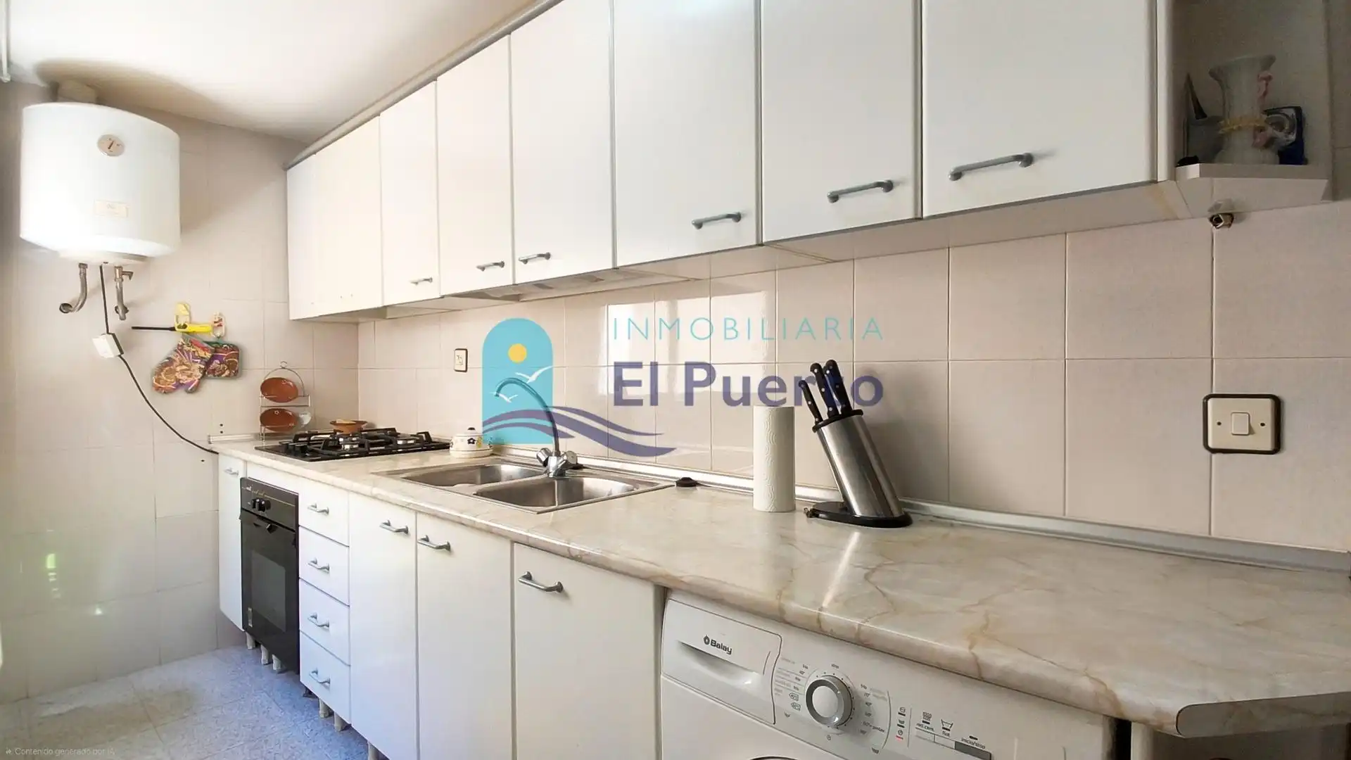 Cocina de Piso en venta en Mazarrón con Aire acondicionado, Calefacción y Terraza