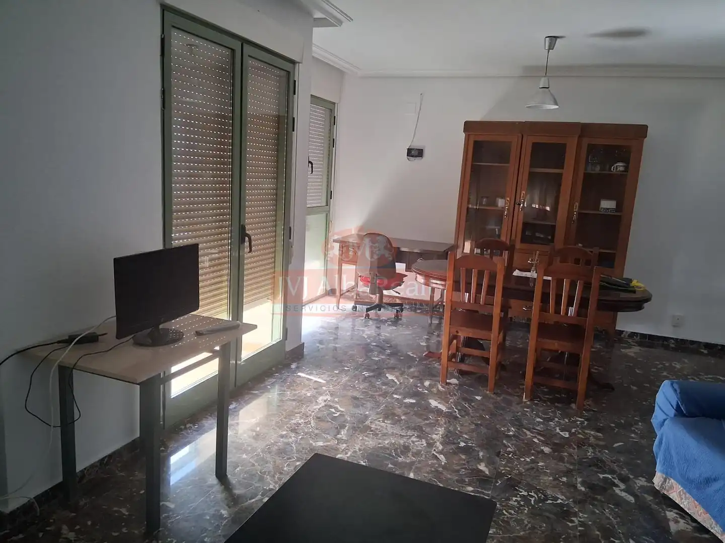 Sala d'estar de Pis de lloguer en Albacete amb Aire condicionat, Calefacció i Moblat
