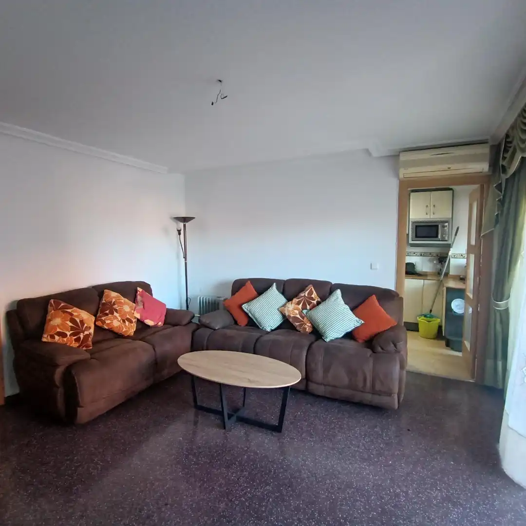 Sala d'estar de Pis de lloguer en Murcia amb Terrassa