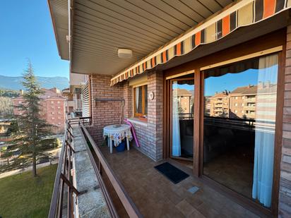 Balcony of Flat for sale in Jaca  with Heating, Parquet flooring and Terrace