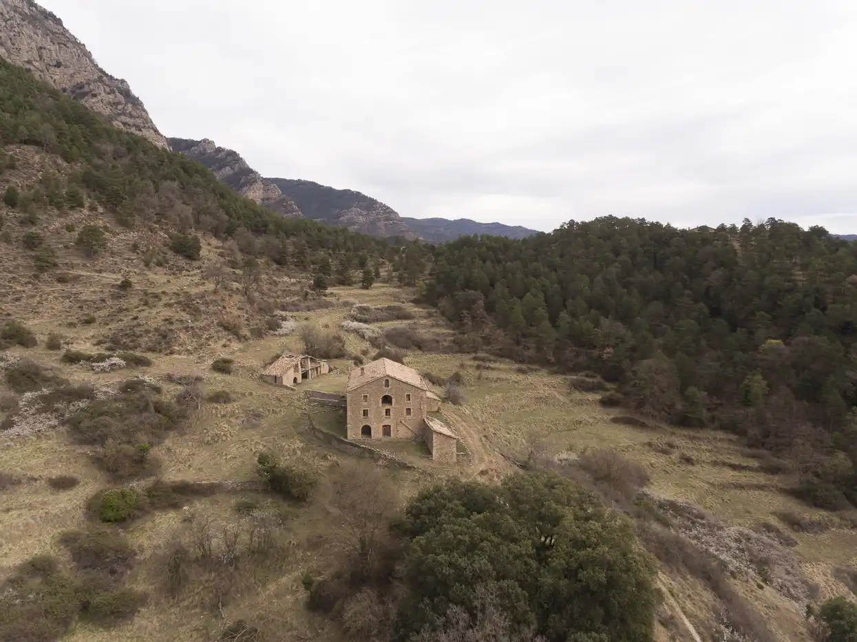 Vista exterior de Finca rústica en venda en Castell de l'Areny