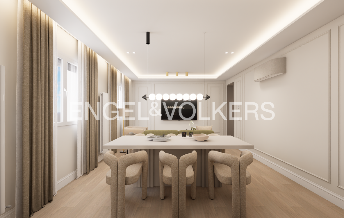 Comedor de Piso en venta en  Madrid Capital con Aire acondicionado, Calefacción y Parquet