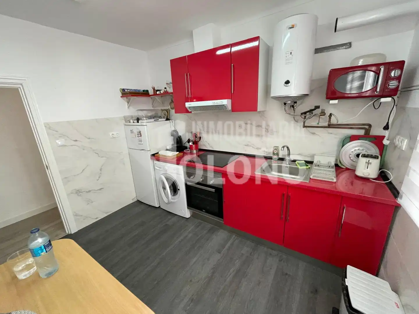 Cocina de Apartamento en venta en Casalarreina con Calefacción, Parquet y Amueblado