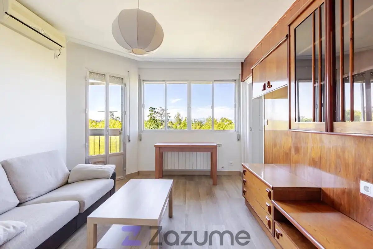 Living room of Flat for rent in Madrid  with Air Conditioner, Heating and Terrace